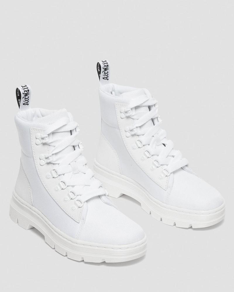 Women's Dr Martens Combs Poly Ankle Boots White | AU 49HAP